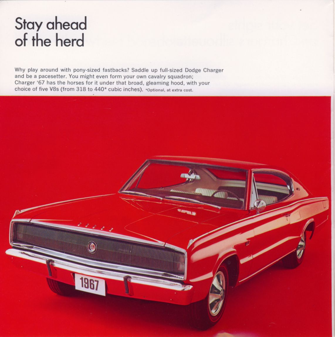 1967 Dodge Charger Brochure Page 2